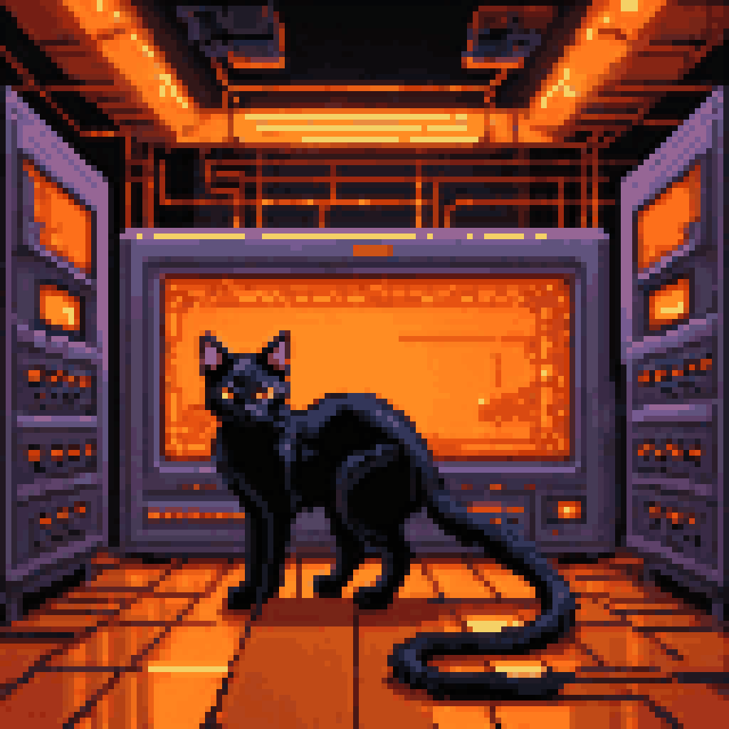 the structure was real pixel art 8-bit retro