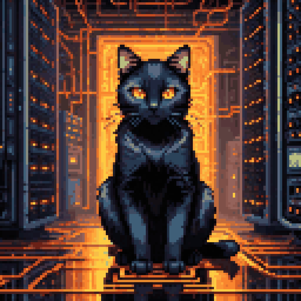 the backbone held pixel art 8-bit retro