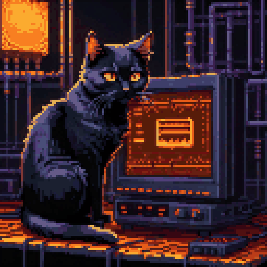 the sky did not ask pixel art 8-bit retro