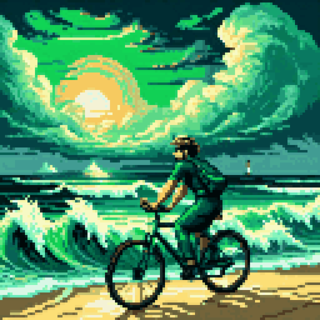 the sky did not ask pixel art 8-bit retro