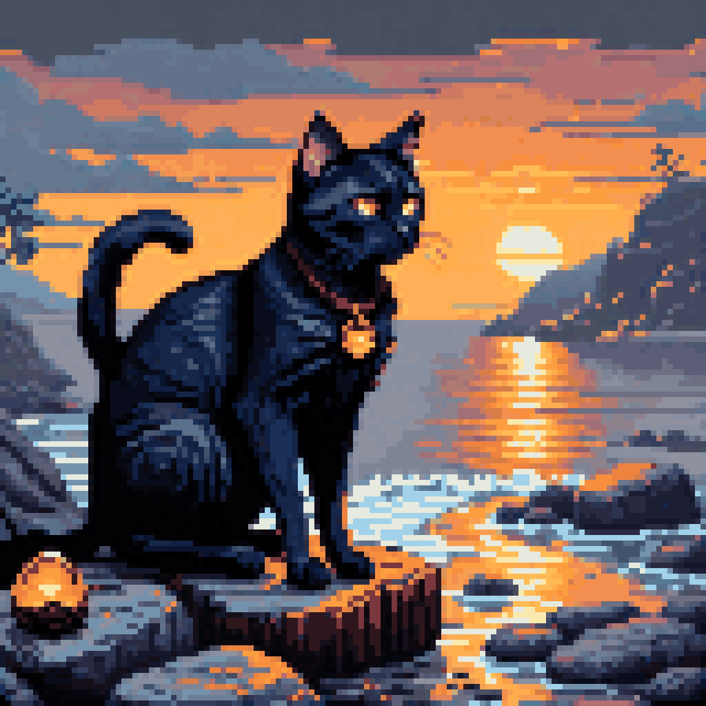 already full pixel art 8-bit retro
