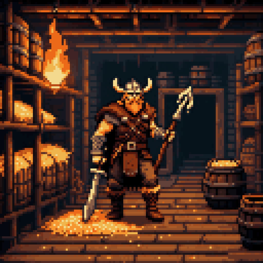 already full pixel art 8-bit retro