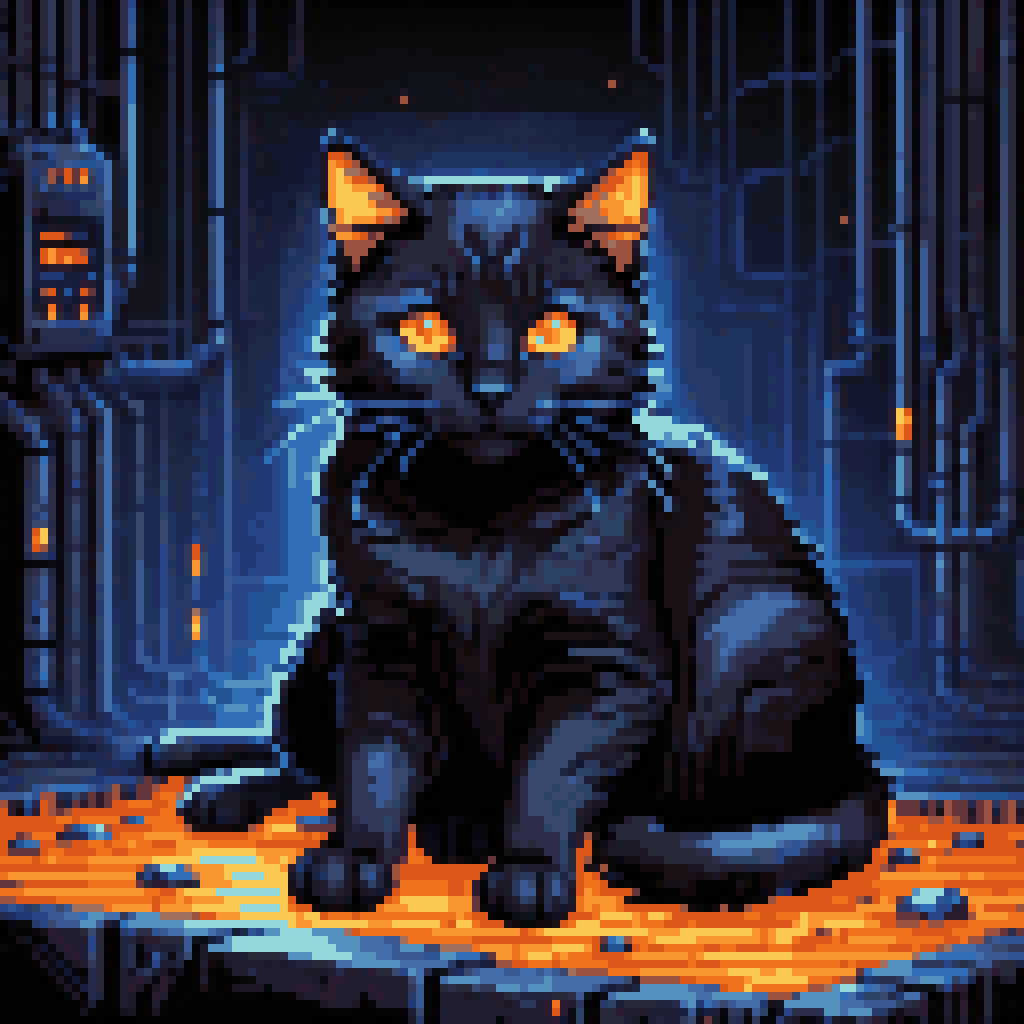 already full pixel art 8-bit retro