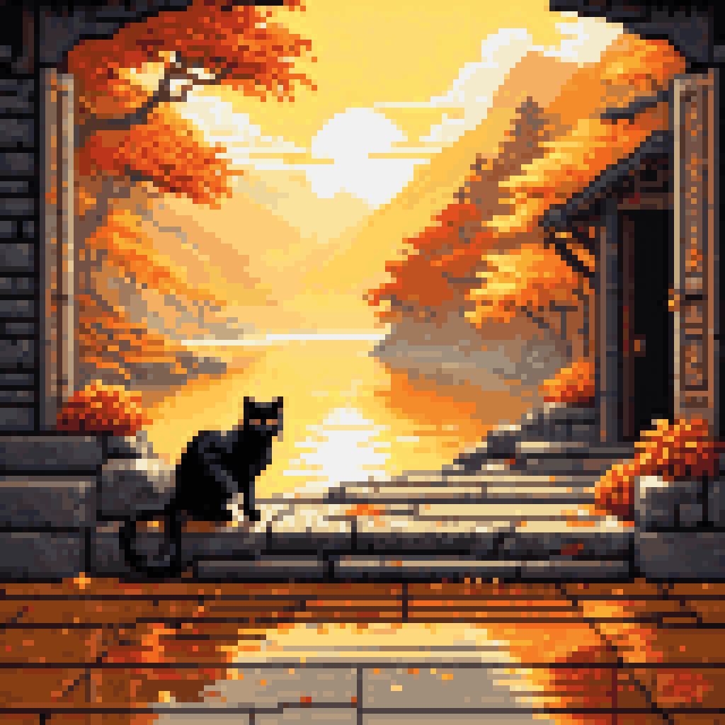 the warmth that comes after pixel art 8-bit retro