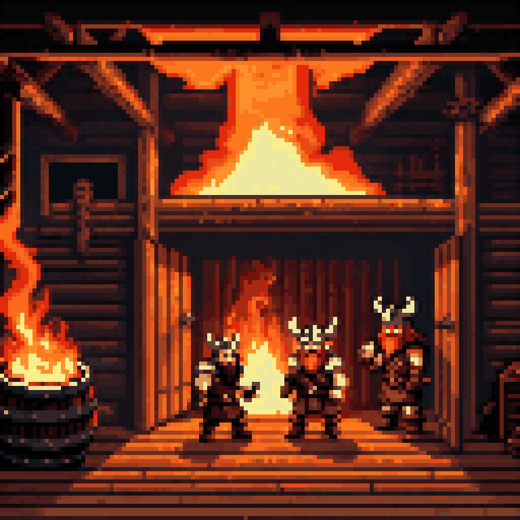 what settles first pixel art 8-bit retro