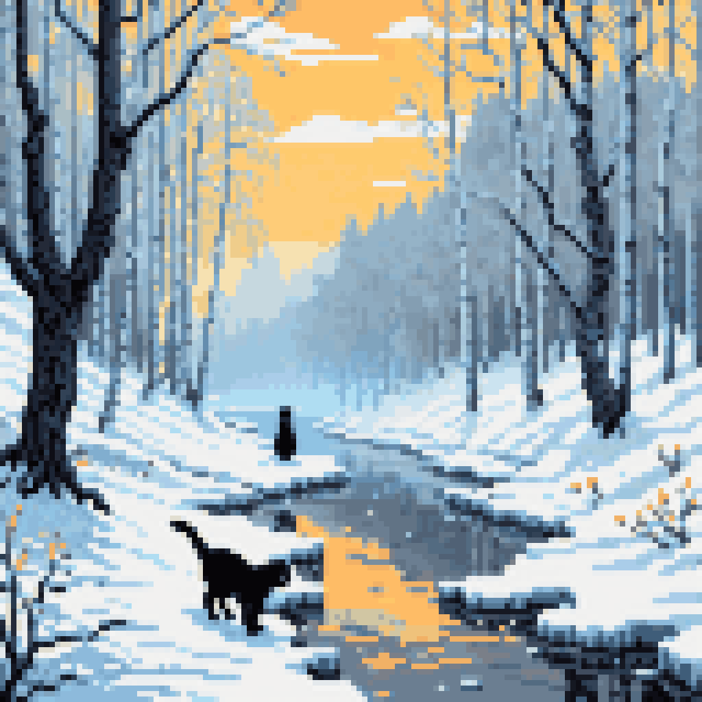 before it settles pixel art 8-bit retro