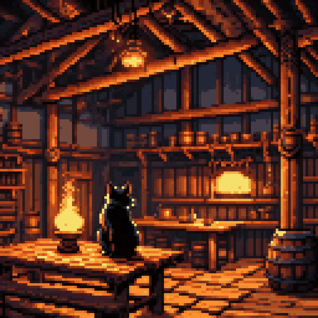 the angle of the wall pixel art 8-bit retro