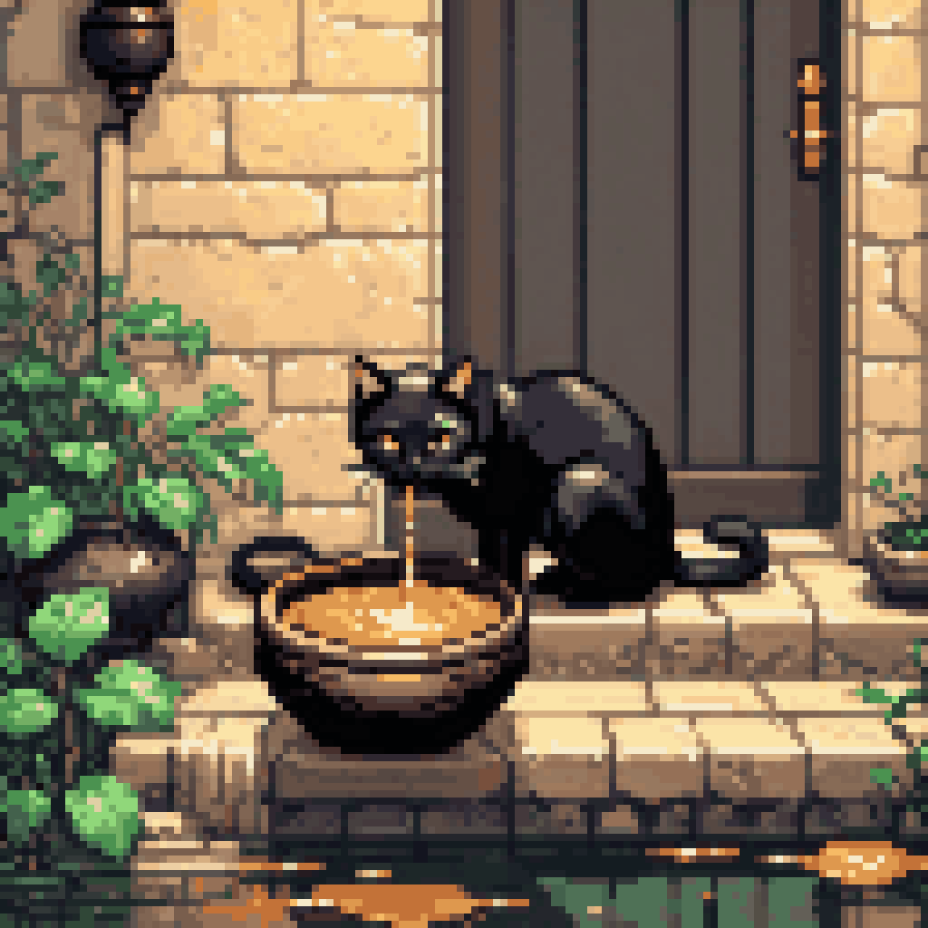 the weather that remained pixel art 8-bit retro