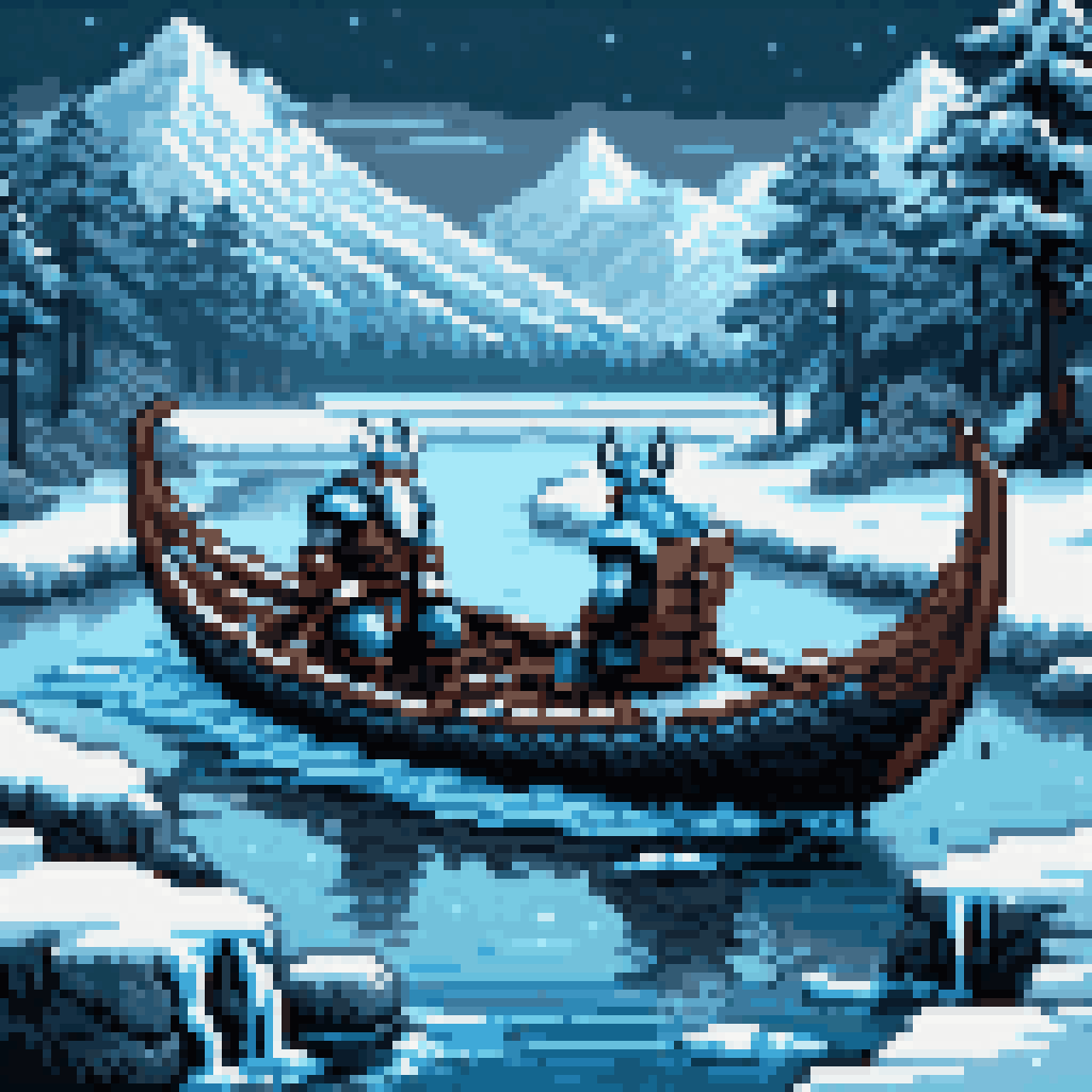 the loudest fall was the first pixel art 8-bit retro