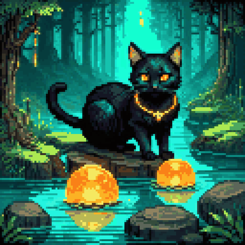the bridge i am not allowed to cross pixel art 8-bit retro