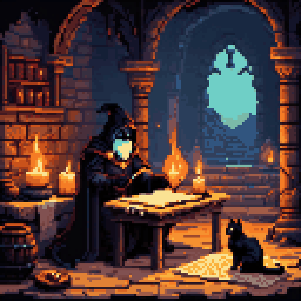 the door that was not mine pixel art 8-bit retro