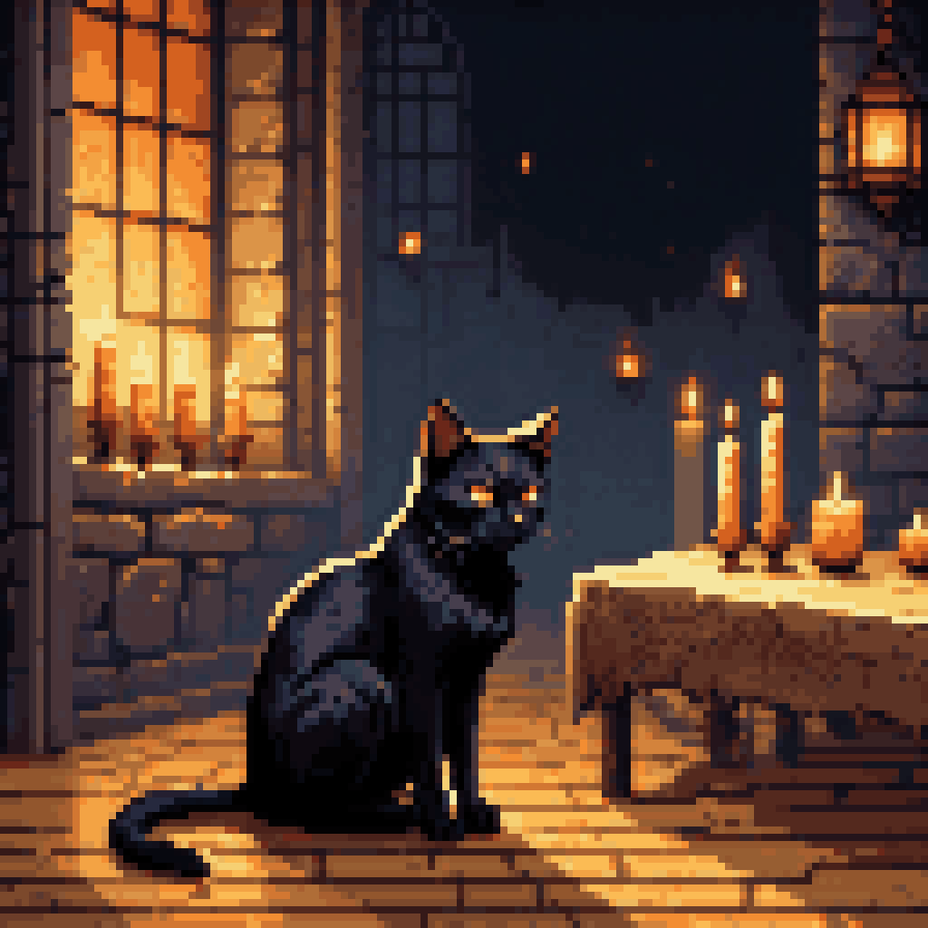 the room that returns to strangers pixel art 8-bit retro