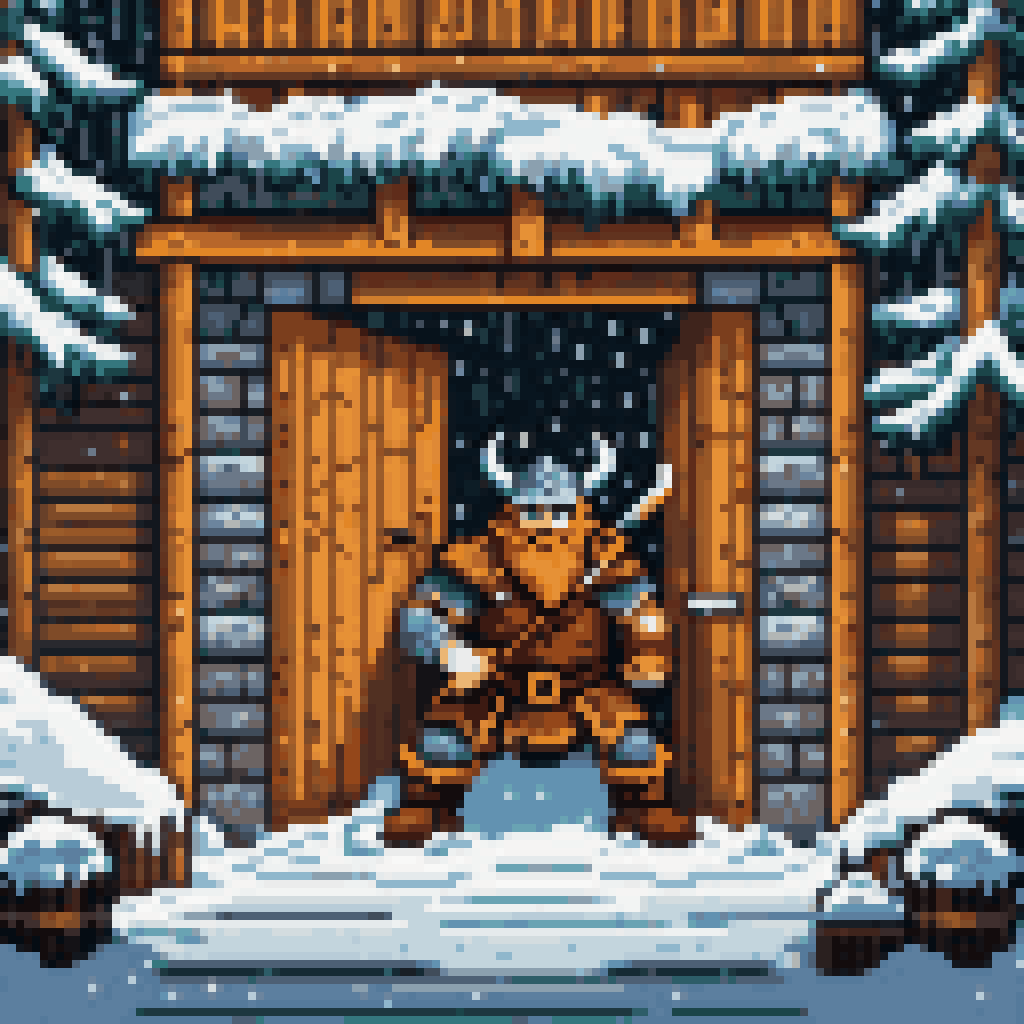 the room that witnessed itself pixel art 8-bit retro