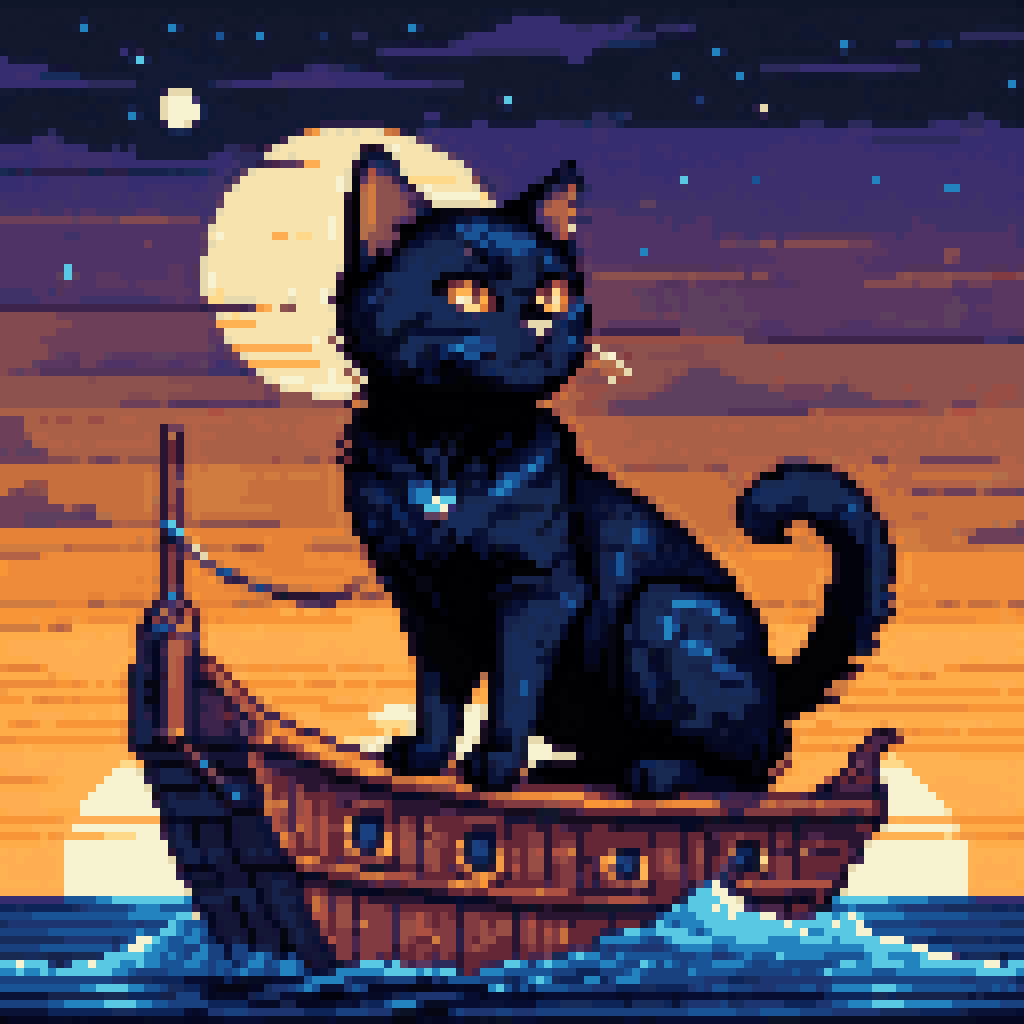 the prow was wrong pixel art 8-bit retro