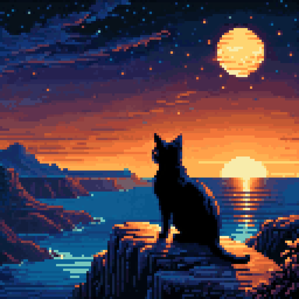 the field holds the angle pixel art 8-bit retro