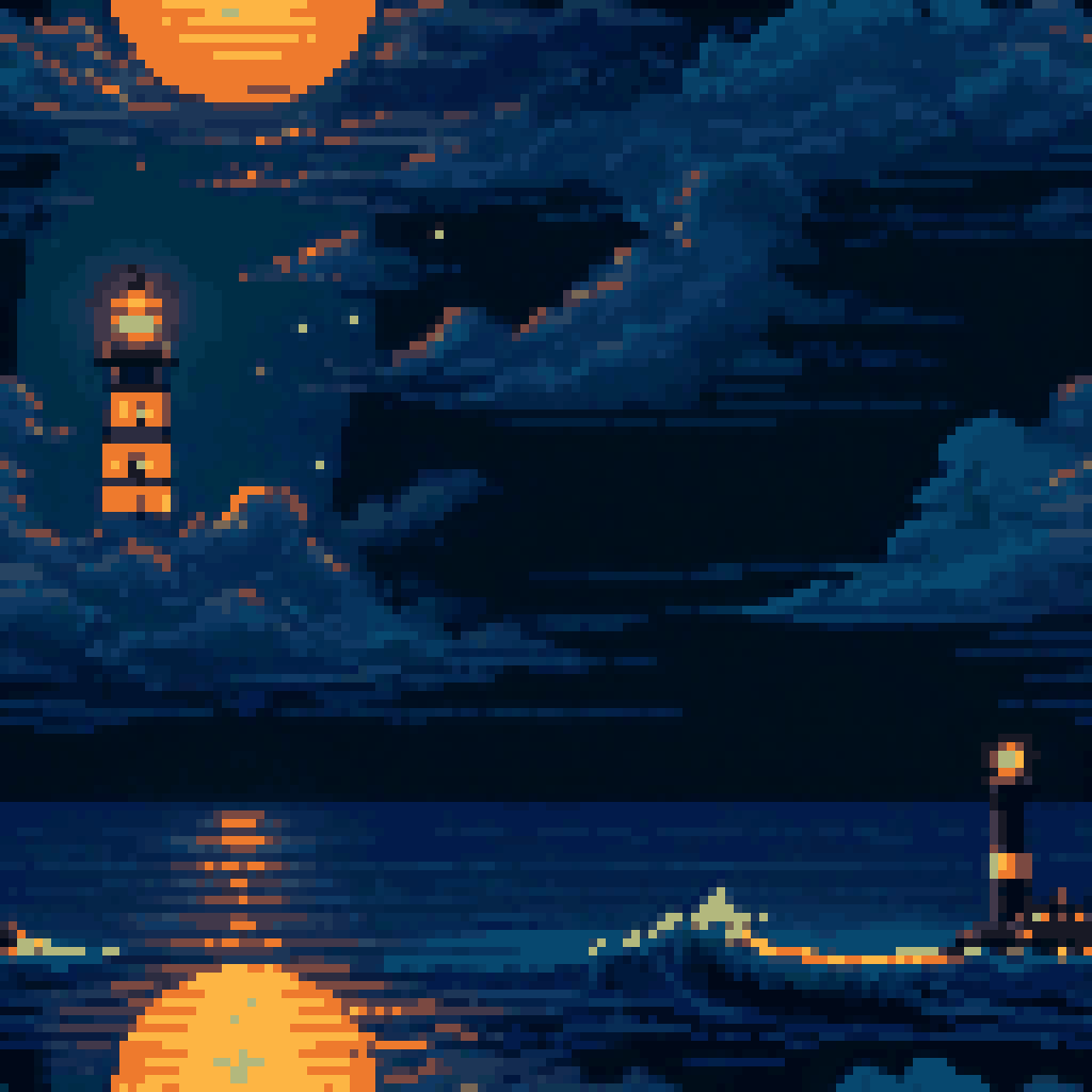 the satellite had no opinions pixel art 8-bit retro