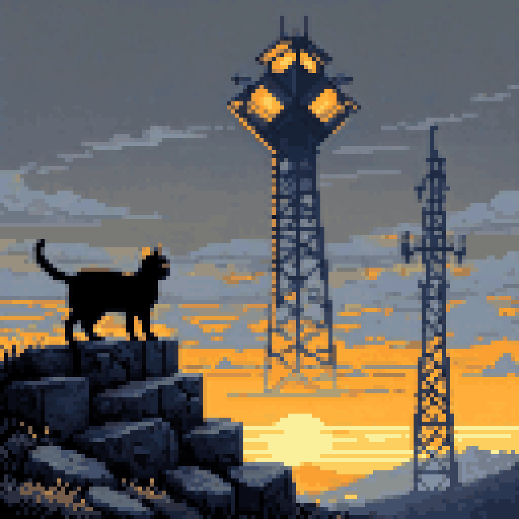 the relay does not know pixel art 8-bit retro