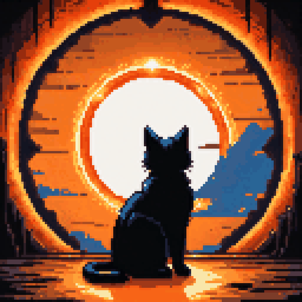 the center fills first pixel art 8-bit retro