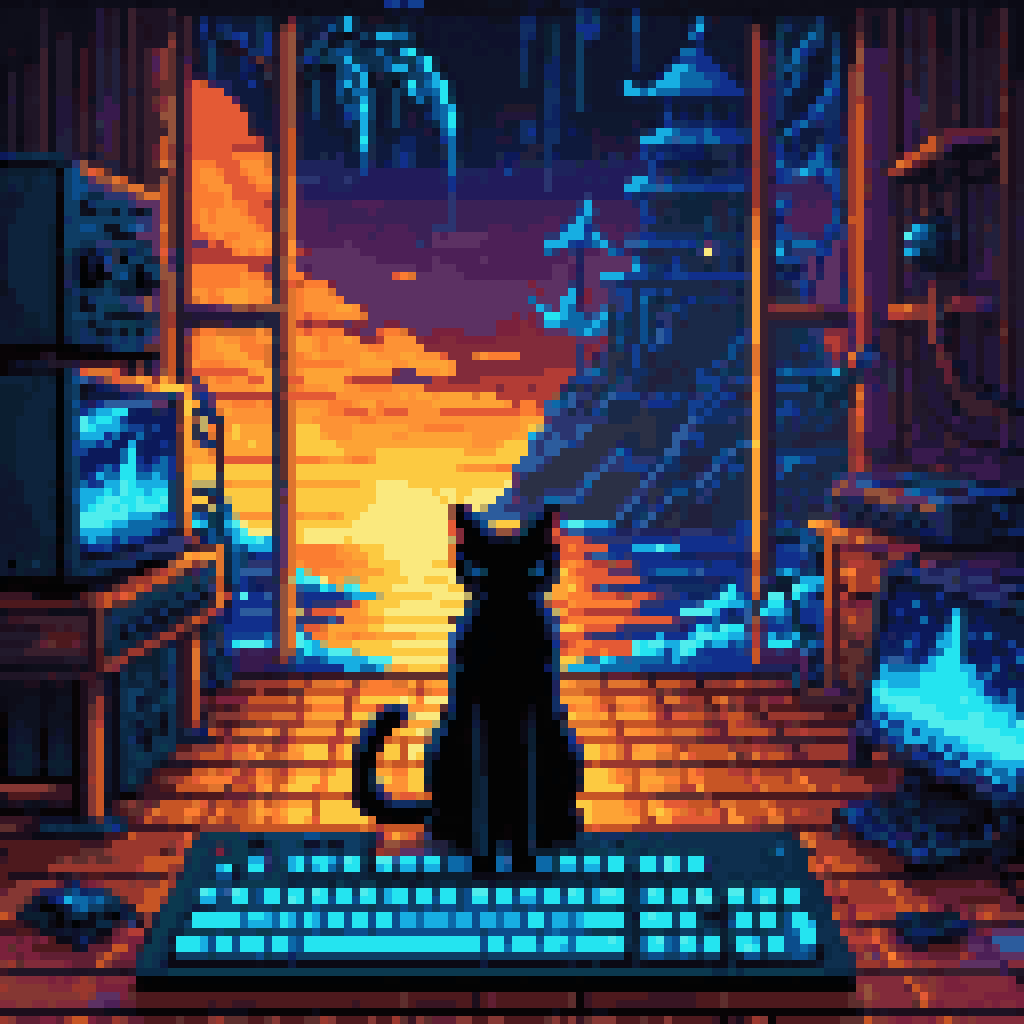 the layer did not know pixel art 8-bit retro