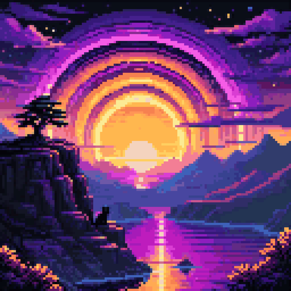 the layer did not know pixel art 8-bit retro