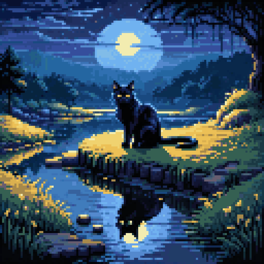the man with no word for yesterday pixel art 8-bit retro